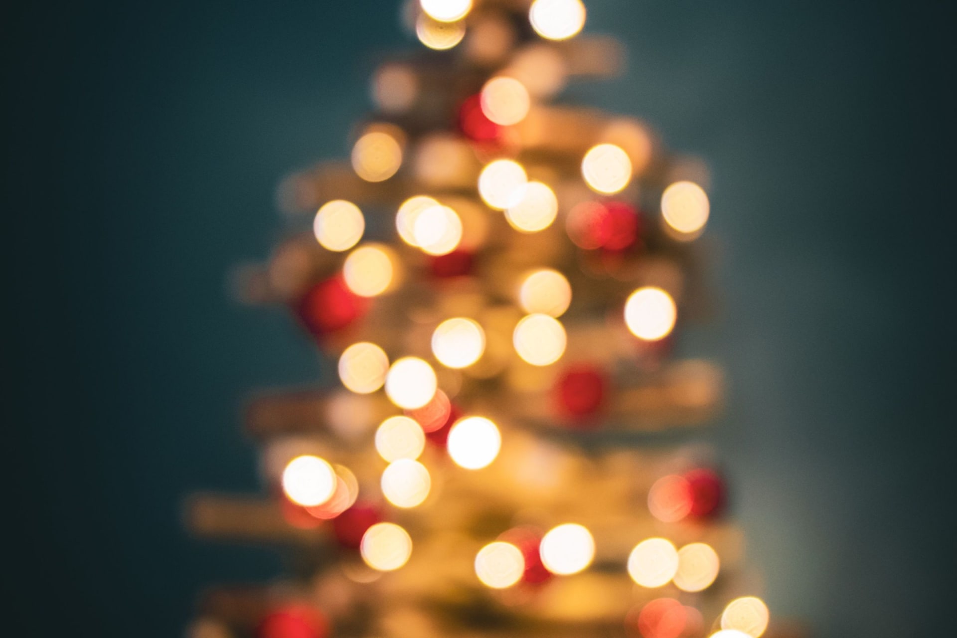 christmas tree out of focus