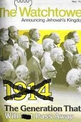 1914not The Generation of 1914 - Another failed prediction by the Watch Tower Society.